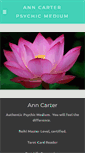Mobile Screenshot of anncartermedium.com